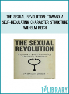 "What we are living through," Reich states, "is a genuine, deep-reaching revolution of cultural living [which] goes to the roots of our emotional, social, and economic existence...The senses of the animal, man, for his natural life functions are awakening from a sleep of thousands of years."