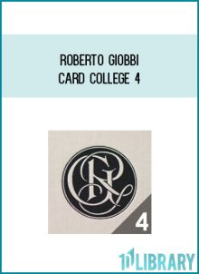 Roberto Giobbi - Card College 4 at Midlibrary.com